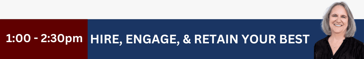 Partial text on a blue background with words 'AGE, & RET'.